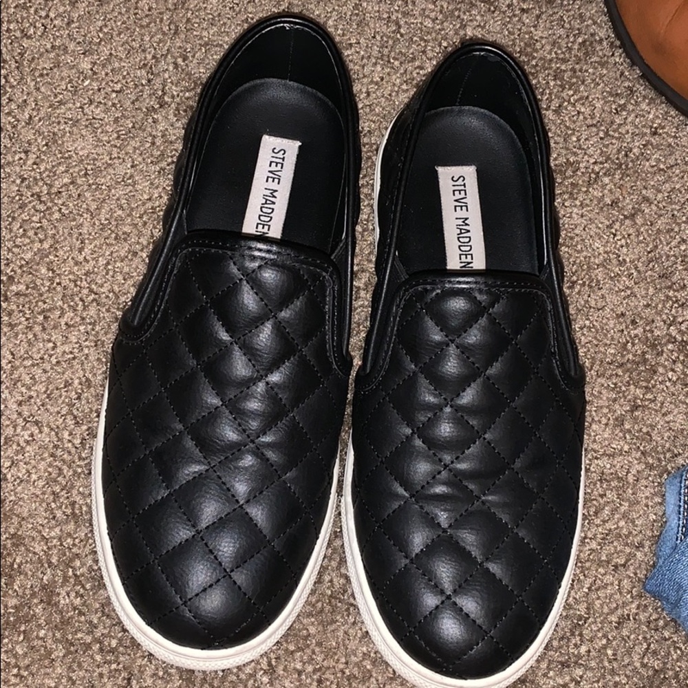 Steve Madden Faux Leather Sneakers